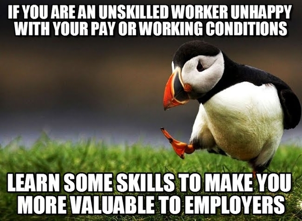 If your employer can show the next person through the door a  hour training video and replace you you have no leverage