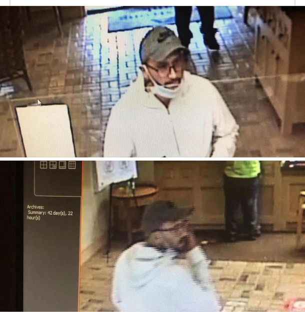 If youre going to rob a bank wear a mask