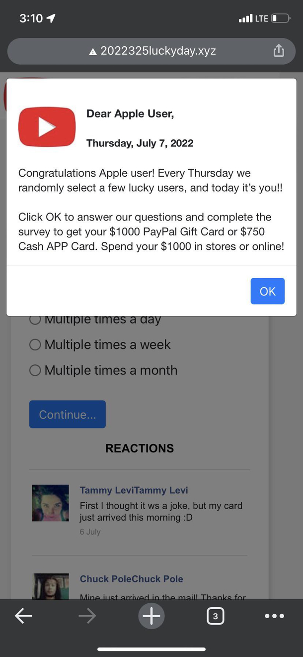 If youre going to scam someone at least use the right logo