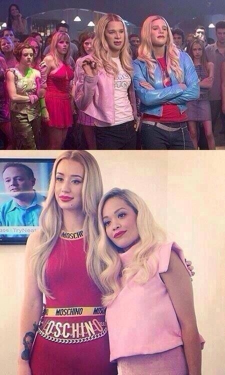 Iggy Azalea and Rita Ora look like the Wayans bros in White Chicks