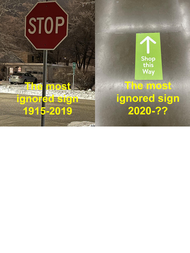 Ignoring signs
