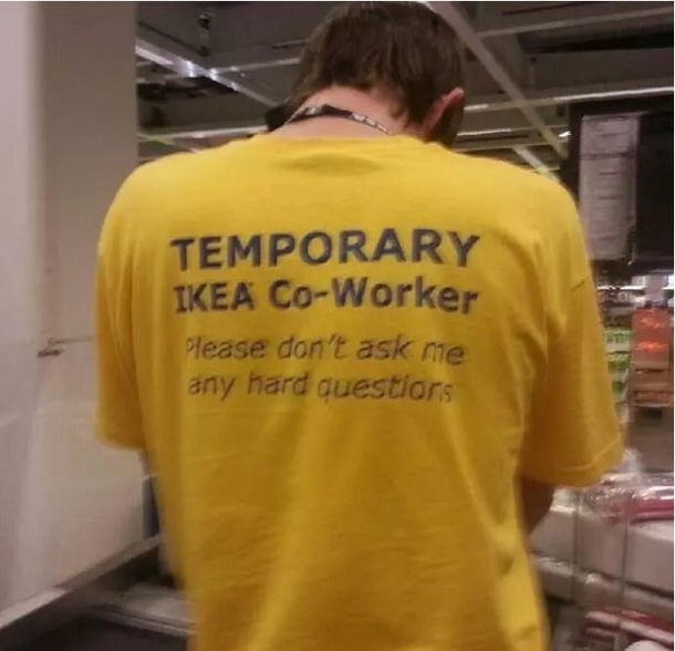 Ikea keeping it real 