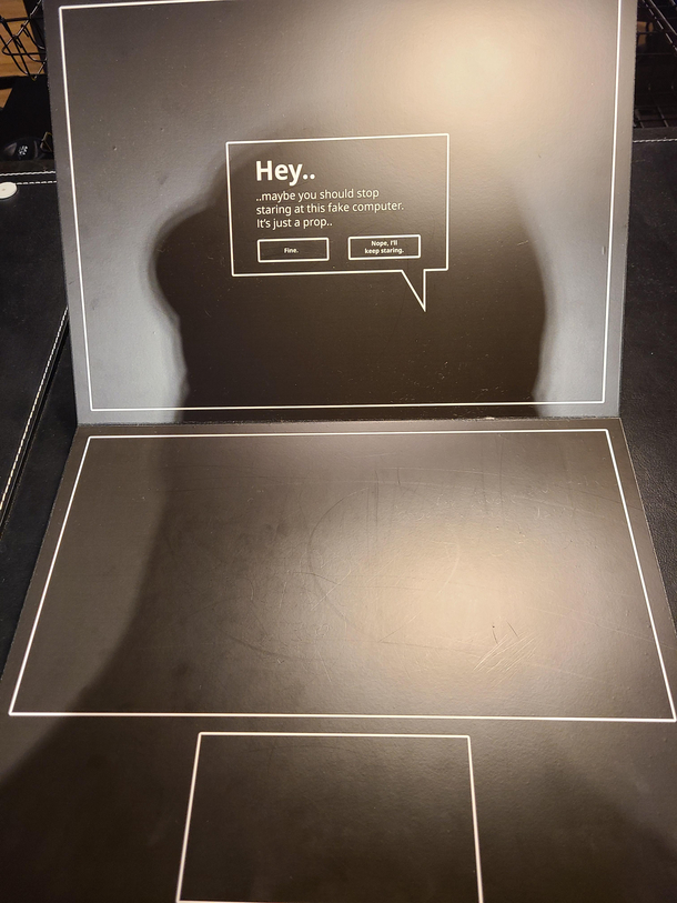 IKEA prop computer