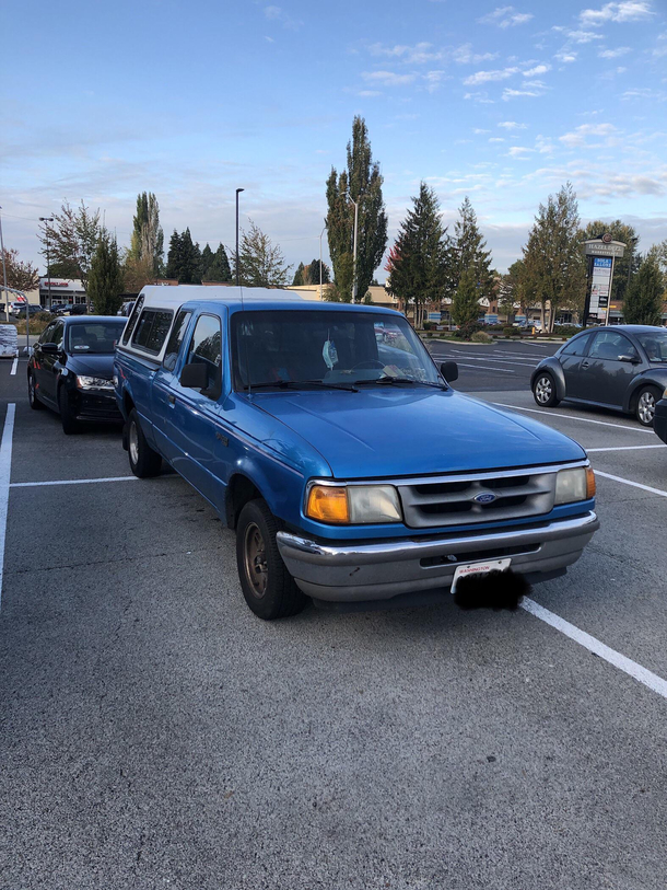 Ill give you one guess as to whether this guy wore a mask into the hardware store