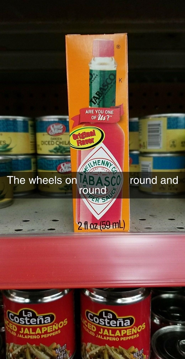 Ill never look at Tabasco the same way again