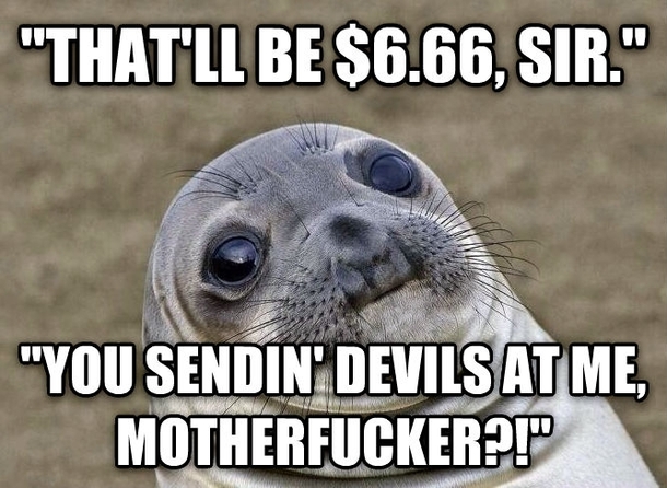 Im a cashier in a very religious small town He walked out without completing the purchase