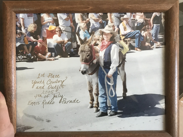 Im a girl and instead of winning st place in the youth cowGIRL division the judges thought I was a boy gave me st in the cowboy one Yeehaw