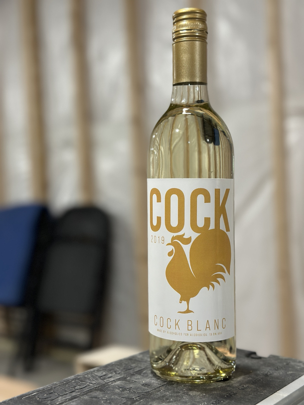 Im a graphic designer so I designed and relabeled a bottle of wine for a white elephant exchange My friends fought over it because were mature adults in our late s