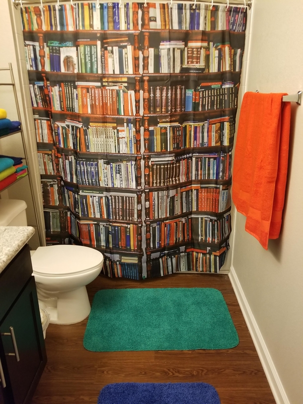 Im a nerd and I picked out my own shower curtain