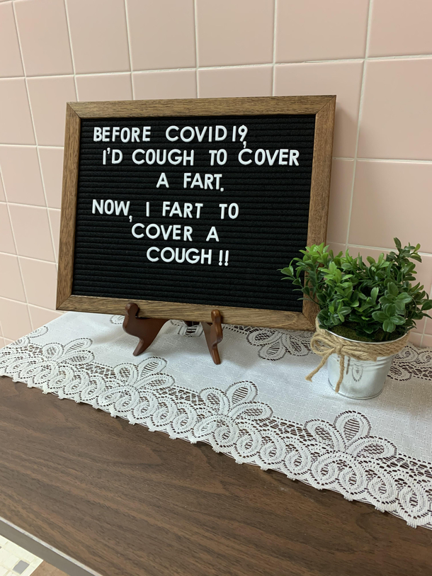 Im a public school teacher Walked in to find this sign in our bathroom