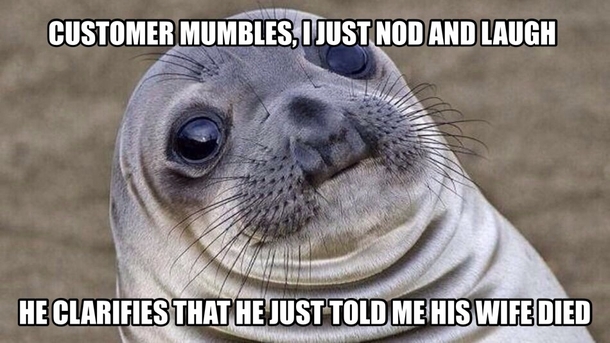Im a retail associate not a psychiatrist