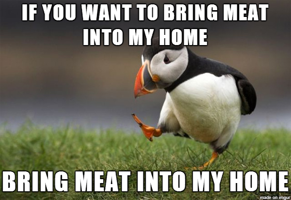 Im a vegetarian not an asshole