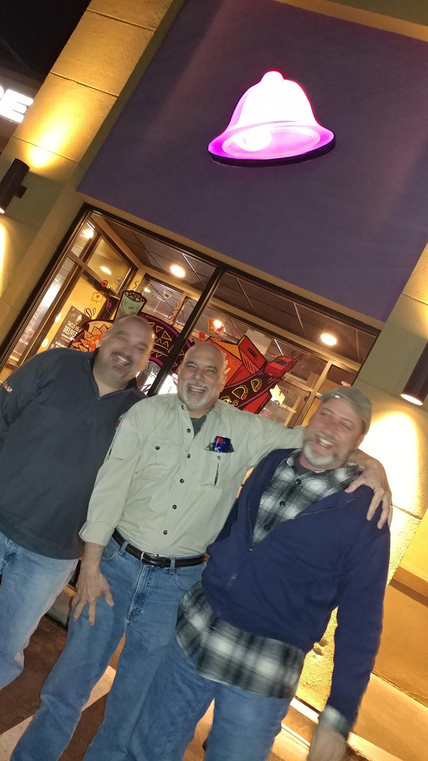 Im  and every now and again my dad gets wasted with his friends and they beg me to drive them to taco bell My dad is the one with the beer in his shirt pocket