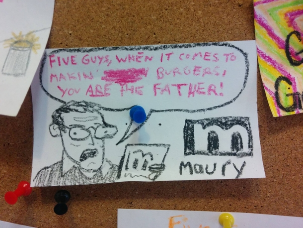 Im at Five Guys for the first time and just saw this on their board