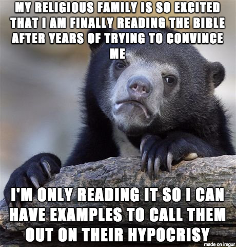 Im finally reading the bible - Meme Guy