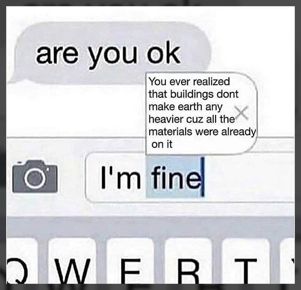 Im fine