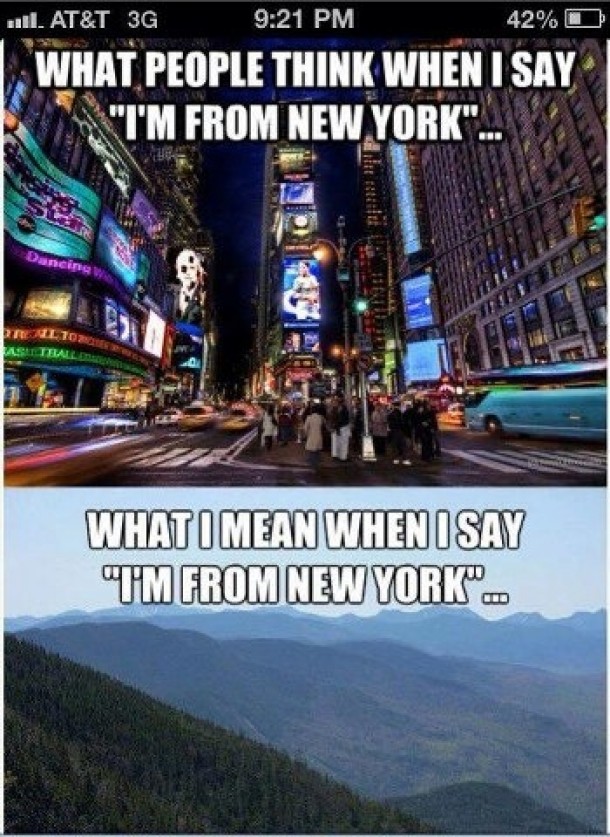 Im from New York