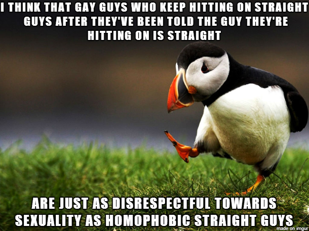 Im gay myself and I feel like Im nearly the only one thinking this