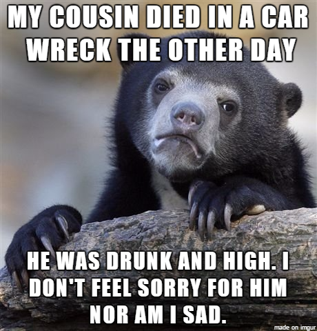 Im just glad nobody else was hurt