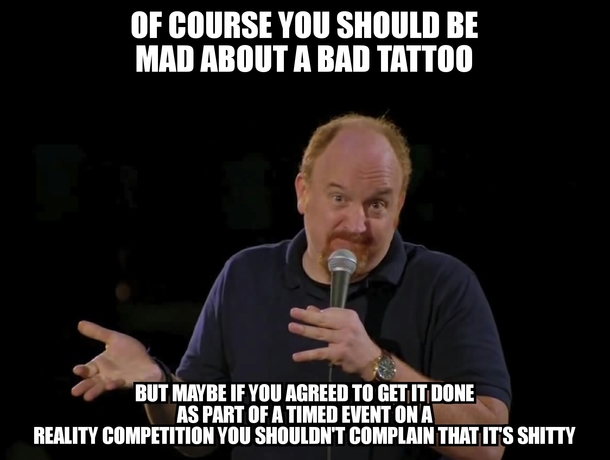 Im looking at you Inkmaster Redemption