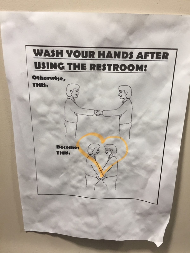 Im never washing my hands again