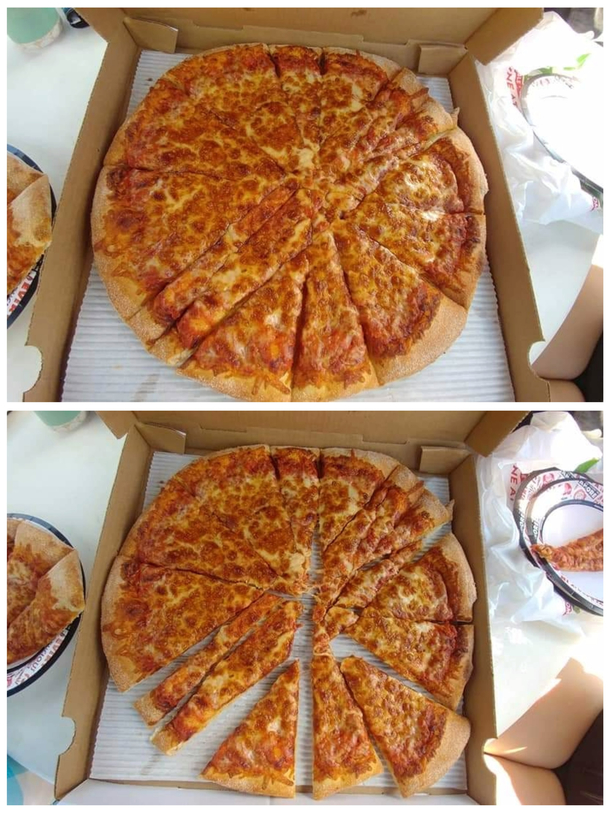 Im not sure anything has been cared about less than this pizza