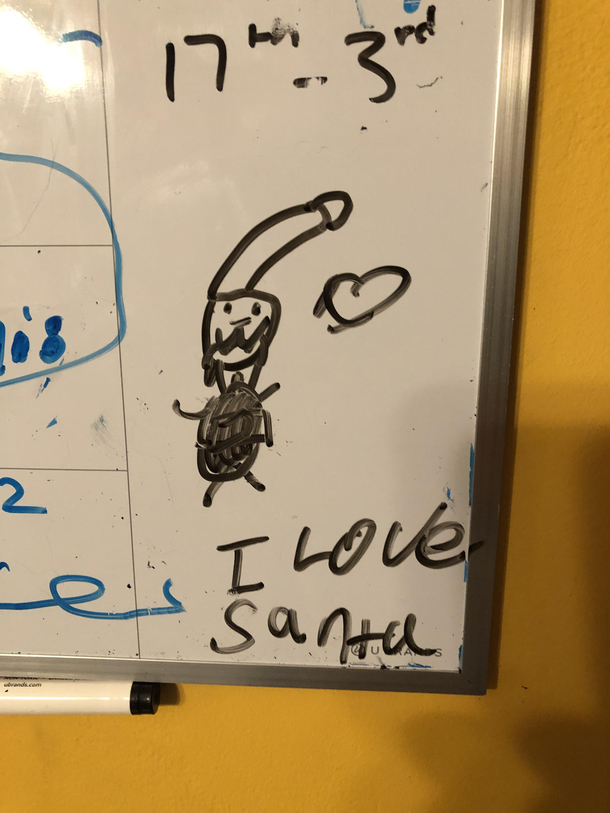 Im not sure how my child feels about Santa anymore