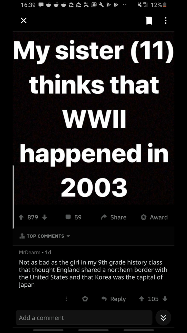 Im not sure in which century were living now