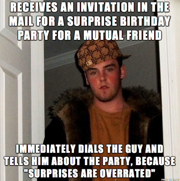 Im not sure why he keeps getting invited to these things