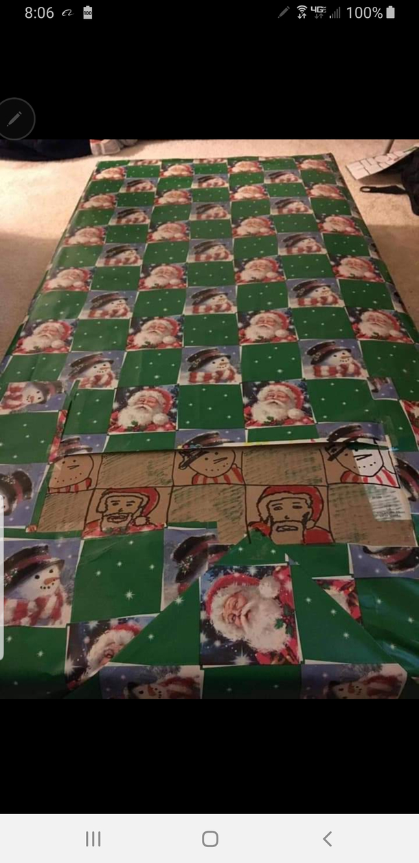 Im not wrapping it again Seen on FB