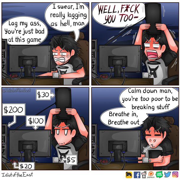 im poor not dumb actually sometimes both
