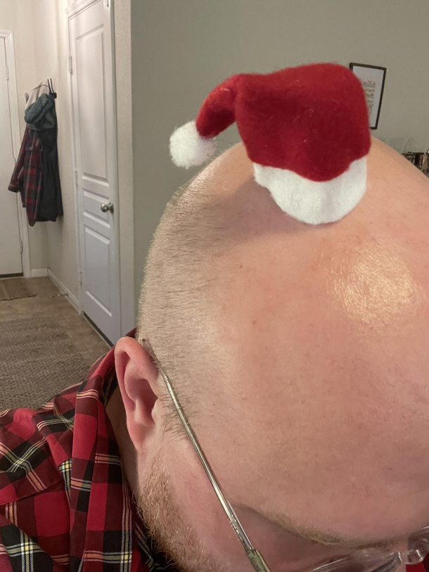 Im the Talk of Every Christmas Party Thanks to This Little Hat How Do YOU Think It Stays in Place