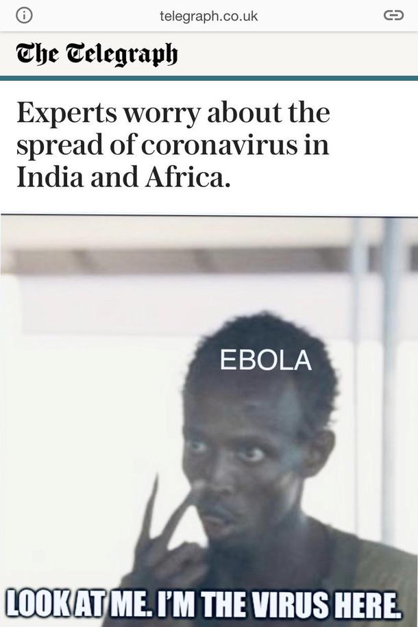 Im the virus around here