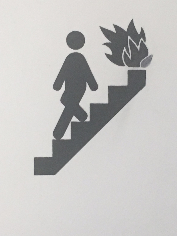 In Case of Fire Act Casual Do Not Let it See Your Fear