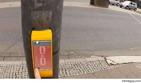 In Germany you can play pong with the person on the other side of traffic lights