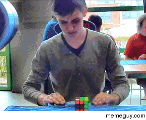 In honor of the th anniversary of the Rubiks Cube heres Mats Valk solving it in  seconds breaking the world record
