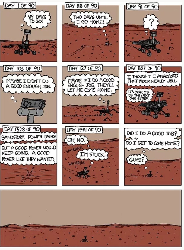 In memory of the Mars Rover
