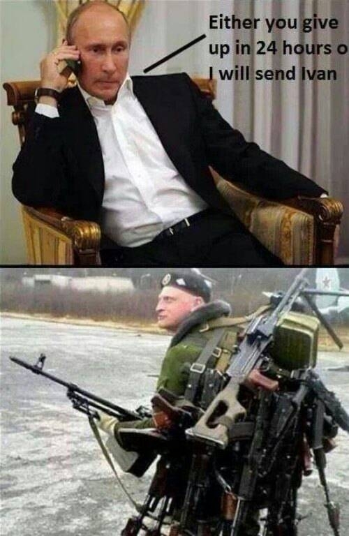 In regards to ISIS wanting to invade Russia