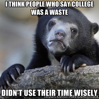 In response to all the higher education haters