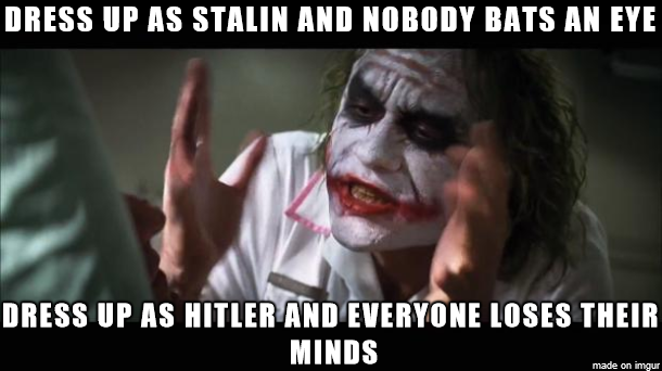 In response to the Hitler Halloween costume