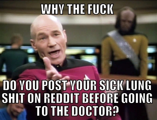 In response to the I just coughed this up what do I do posts