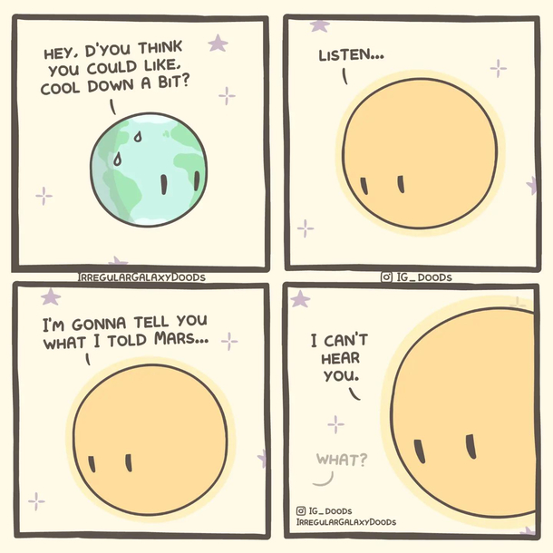in space no one can hear you complain  