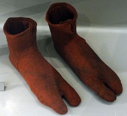 In th century Egypt socks were actually designed to be worn with sandals 