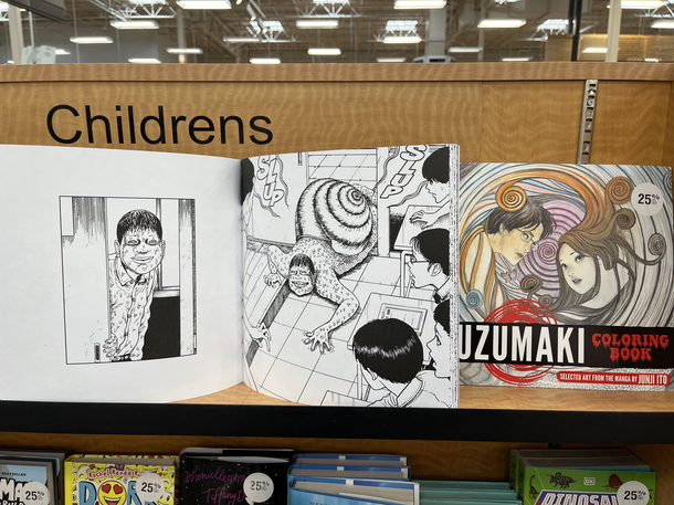 In the Childrens section at Fred Meyer