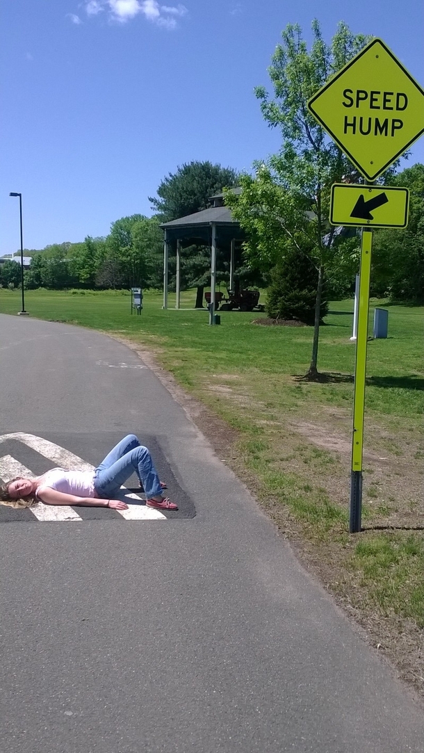In the county park we came upon this suggestion Why not