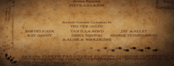 In the credits of Harry Potter and the Prisoner of Azkaban there is a love scene in the bottom left hand corner