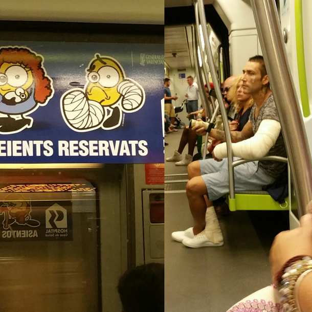 In the subway