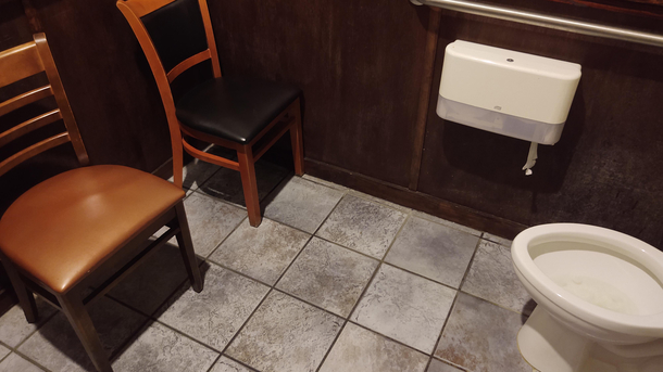 In this bathroom  can watch