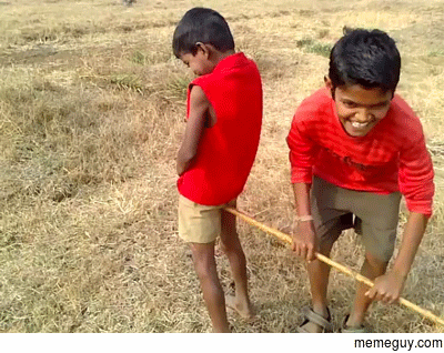 Indian kids having fun