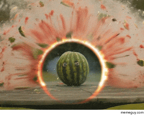 Infinitely exploding watermelon